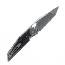 TwoSun Folding Knife Titanium/Carbon Fiber Handle YJ01-V1 Plain Edge TS377-YJ01-V1 -Knives Store TS377 YJ01 V102 05802.1731429271