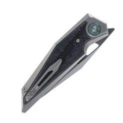 TwoSun Folding Knife Titanium/Carbon Fiber Handle YJ01-V1 Plain Edge TS377-YJ01-V1 -Knives Store TS377 YJ01 V105 44999.1731429270