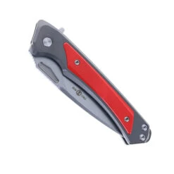 Two Sun Folding Knife Red/Black Titanium/G10 Handle 14C28N Plain Edge TS468 -Knives Store TWOSUN TS468 M390 01 51891.1712767544