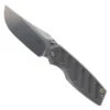 TwoSun TS553-14C28N-SW Folding Knife 14C28N Stonewash Blade TC4 Titanium Handle