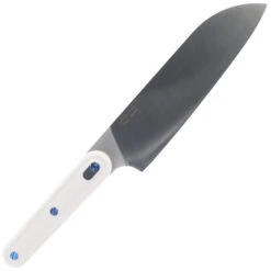 TwoSun Kitchen Knife White Nylon Fiberglass 14C28N Full Tang Fixed Blade TS863-14C Black -Knives Store TWOSUN TS863 WHITE 03 07486.1742820421