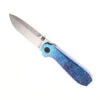 WMK Exclusive TUYA Knives Strength Integral Folding Knife Ice Blue Crystalized Titanium Handle M390 Blade -Knives Store Tuya WMK Strength 01 61430.1738265917