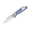 Movie Themed WMK Exclusive Kizer Assassin Folding Knife Blue/Gray Aluminum Handle Nitro-V Blade V3549E4 -Knives Store V3549E4 1 36846.1757351847