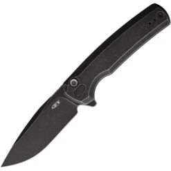 Zero Tolerance Folding Knife Blackwash Titanium Handle S45VN Blackwash Finish ZT0044BW