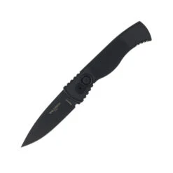 Pro-Tech Tactical Response 2 Auto Knife Black Aluminum Handle Magnacut Drop Point Plain Black Blade T203