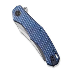 WE RekkeR Folding Knife Blue Titanium Handle 20CV Reverse Tanto Plain Edge Polished Bead Blast Finish WE22010G-4 -Knives Store b75aa3af af47 4573 9269 f5886e6af2d3 70668.1701309916