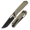 CJRB Bellona Folding Knife Desert G10 Handle AR-RPM9 Tanto Plain Black Blade J1947-BDE -Knives Store bde 18550.1726850907