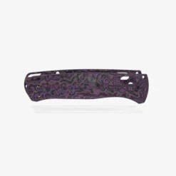 Flytanium Carbon Fiber Crossfade Scales For Benchmade Bugout Knife Purple Haze FLY-1362PH -Knives Store bugout fat carbon purple scales back 5000x 00502.1725105819