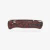 Flytanium Carbon Fiber Crossfade Scales For Benchmade Bugout Knife Lava Flow FLY-1362LF -Knives Store bugout fat carbon red scales front 5000x 14146.1725106112