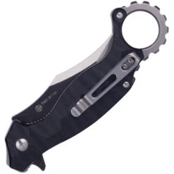 Ruike P881 Liner Lock Knife Black Textured G10 Handle Black + Brushed Plain Edge -Knives Store c2224668 ea3f 4b99 9ab4 f5bf2c4bd596 42707.1578589839