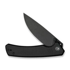 Civivi Merit Folding Knife Black G10 Handle 14C28N Black Stonewash Finish C24012-1 -Knives Store c24 2 74827.1735236978