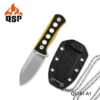 QSP Canary Fixed Blade Knife Black/Yellow G10 Handle 14C28N Plain Edge Stonewash Finish QS141-A1 -Knives Store c6902c28 daed 4cf6 86d4 4d75f4f0c90a 21047.1664408790