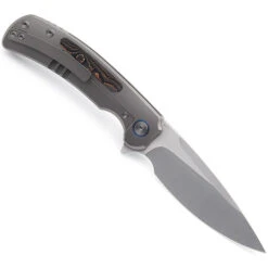 Miguron Ramto Folding Knife Titanium/Bronze Carbon Fiber Handle M390 Plain Edge Satin Finish MGR-619CBN -Knives Store cbn 1 29790.1725285043