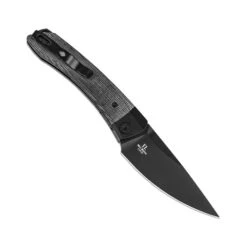 Kizer Mini Momo Folding Knife Black Aluminum/Micarta Handle 154CM Drop Point Plain Black Blade V3663C2 -Knives Store ccc 2 49620.1735915678