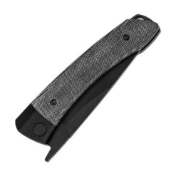 Kizer Mini Momo Folding Knife Black Aluminum/Micarta Handle 154CM Drop Point Plain Black Blade V3663C2 -Knives Store ccc 5 75475.1735915678