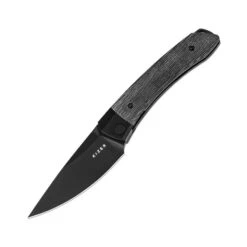 Kizer Mini Momo Folding Knife Black Aluminum/Micarta Handle 154CM Drop Point Plain Black Blade V3663C2 -Knives Store ccc 05009.1735915678