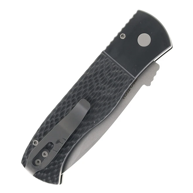 Pro-Tech Emerson Auto Knife Black Aluminum Handle 20CV Spearpoint Plain Edge PTE7A05-20CV 6 Pro-Tech Emerson Auto Knife Black Aluminum Handle 20CV Spearpoint Plain Edge PTE7A05-20CV - Image 4