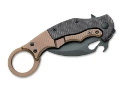 Fox Carbon Fiber Handle PVD Elmax Blade Manual Folding Knife 01FX122 -Knives Store fkmd fx 599 tit 01fx122 2 600x600 16050.1709151718