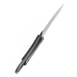 Kansept Niko Fixed Blade Knife Black Micarta Handle D2 Clip Point Plain Gray Blade G004A6 -Knives Store g6 3 68150.1723052087