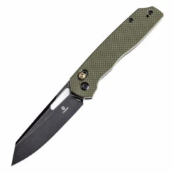 Tenable Shard Folding Knife Olive Green G10 Handle 14C28N Plain Blackwash Blade T1006V3 -Knives Store vt 1 81955.1738892956