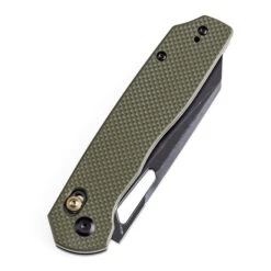 Tenable Shard Folding Knife Olive Green G10 Handle 14C28N Plain Blackwash Blade T1006V3 -Knives Store vt 5 27416.1738892956