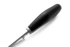 Lion Steel Willy Fixed Blade Knife Black G10 Handle M390 Plain Edge Satin Finish WL1 GBK -Knives Store willy black g10 view from top 78412.1696264835