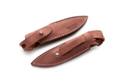 Lion Steel Willy Fixed Blade Knife Santos Wood Handle M390 Plain Edge Satin Finish WL1 ST -Knives Store willy santos wood sheath 88641.1696273495