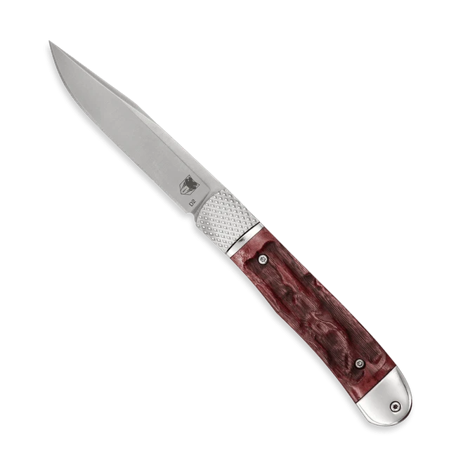 Cobratec Trapper Hidden Release Automatic Knife Red Handle D2 Plain Edge CTTHRRED 3 Cobratec Trapper Hidden Release Automatic Knife Red Handle D2 Plain Edge CTTHRRED